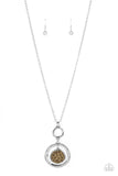 Paparazzi "Relic Revival" Silver Necklace & Earring Set Paparazzi Jewelry