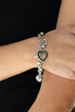 Paparazzi "Beautifully Big-Hearted" Green Bracelet Paparazzi Jewelry