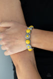 Paparazzi "Garden Flair" Yellow Bracelet Paparazzi Jewelry