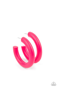 Paparazzi "Woodsy Wonder" Pink Earrings Paparazzi Jewelry