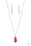 Paparazzi "Daily Dose of Sparkle" Pink Necklace & Earring Set Paparazzi Jewelry