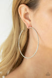Paparazzi "Pump Up The Volume" Silver Earrings Paparazzi Jewelry