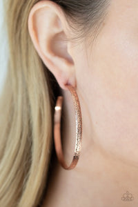Paparazzi "Rustic Radius" Copper Earrings Paparazzi Jewelry