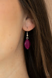Paparazzi "Two Story Stunner" Purple Necklace & Earring Set Paparazzi Jewelry