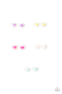 Girl's Starlet Shimmer 10 for $10 322XX Heart Post Earrings Paparazzi Jewelry