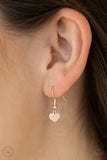 Paparazzi "Humble Heart" Rose Gold Choker Necklace & Earring Set Paparazzi Jewelry