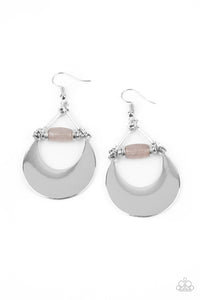 Paparazzi "Mystical Moonbeams" Silver Earrings Paparazzi Jewelry