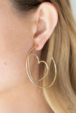 Paparazzi "Love at FIRST BRIGHT" Gold Earrings Paparazzi Jewelry