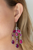 Paparazzi "Clear the Heir" Purple Earrings Paparazzi Jewelry