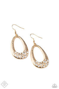 Paparazzi "Better LUXE Next Time" FASHION FIX Gold Earrings Paparazzi Jewelry