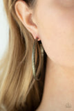 Paparazzi "Rustic Radius" Brass Earrings Paparazzi Jewelry