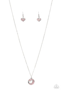 Paparazzi "Bare Your Heart" Pink Necklace & Earring Set Paparazzi Jewelry