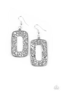 Paparazzi "Primal Elements" Silver Earrings Paparazzi Jewelry