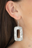 Paparazzi "Primal Elements" Silver Earrings Paparazzi Jewelry