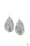 Paparazzi "Rural Ripples" Silver Earrings Paparazzi Jewelry