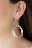 Paparazzi "Urban Spun" Silver Earrings Paparazzi Jewelry