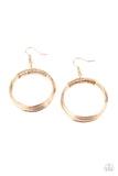 Paparazzi "Urban Spun" Gold Earrings Paparazzi Jewelry