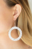 Paparazzi "Primal Meridian" Silver Earrings Paparazzi Jewelry