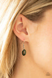 Paparazzi "Bermuda Beaches" Green Necklace & Earring Set Paparazzi Jewelry