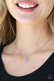 Paparazzi "My Heart Goes Out To You" Pink Necklace & Earring Set Paparazzi Jewelry