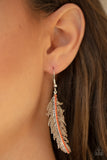 Paparazzi "Fearless Flock" Orange  Earrings Paparazzi Jewelry