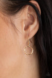 Paparazzi "Revolutionary Radiance" Gold Necklace & Earring Set Paparazzi Jewelry