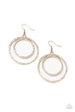 Paparazzi "Radiating Refinement" Gold Earrings Paparazzi Jewelry