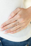 Paparazzi "Voluptuous Vines" Rose Gold Ring Paparazzi Jewelry