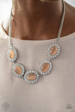Paparazzi "A DIva-Ttitude Adjustment" FASHION FIX Orange Necklace & Earring Set Paparazzi Jewelry