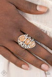 Paparazzi "Underrated Shimmer" FASHION FIX Orange Ring Paparazzi Jewelry