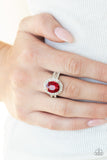 Paparazzi "Unstoppable Sparkle" Red Ring Paparazzi Jewelry