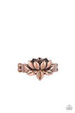 Paparazzi "Lotus Crowns" Copper Ring Paparazzi Jewelry