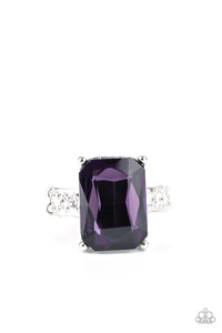 Paparazzi "Bring Down the Powerhouse" Purple Rhinestone Ring Paparazzi Jewelry