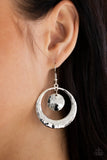 Paparazzi "Rounded Radiance" Silver Earrings Paparazzi Jewelry