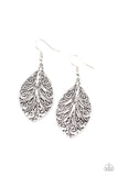 Paparazzi  "One Vine Day" Silver Earrings Paparazzi Jewelry