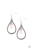 Paparazzi "Ill Believe It Zen I See It" Pink Earrings Paparazzi Jewelry