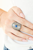 Paparazzi "Mojave Rays" Blue Ring Paparazzi Jewelry
