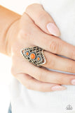 Paparazzi "Desert Dreamland" Orange Ring Paparazzi Jewelry