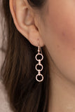 Paparazzi "Insta Connection" Rose Gold Choker Necklace & Earring Set Paparazzi Jewelry