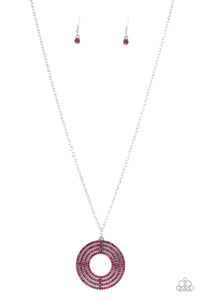 Paparazzi "High Value Target" Pink Necklace & Earring Set Paparazzi Jewelry