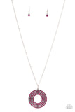 Paparazzi "High Value Target" Pink Necklace & Earring Set Paparazzi Jewelry