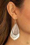 Paparazzi "Glisten Up" Silver Earrings Paparazzi Jewelry