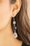 Paparazzi "Unpredictable Shimmer" Blue Earrings Paparazzi Jewelry
