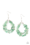 Paparazzi "Canyon Rock Art" Green Earrings Paparazzi Jewelry