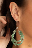Paparazzi "Canyon Rock Art" Green Earrings Paparazzi Jewelry