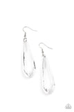 Paparazzi "Crystal Crowns" White Earrings Paparazzi Jewelry