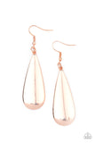 Paparazzi  "The Drop Off" Rose Gold Earrings Paparazzi Jewelry