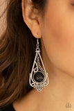 Paparazzi "Canyon Climate" Black Earrings Paparazzi Jewelry