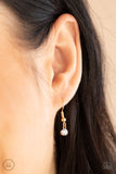 Paparazzi "Dainty Diva" Gold Choker Necklace & Earring Set Paparazzi Jewelry
