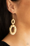 Paparazzi "Bring On The Basics" Gold Earrings Paparazzi Jewelry